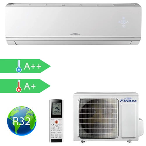 FISHER FSAI-CP-120BE3  (kültéri + beltéri egység) Oldalfali split klíma 3,5 kW, Hősz, Inverter, R32, WIFI