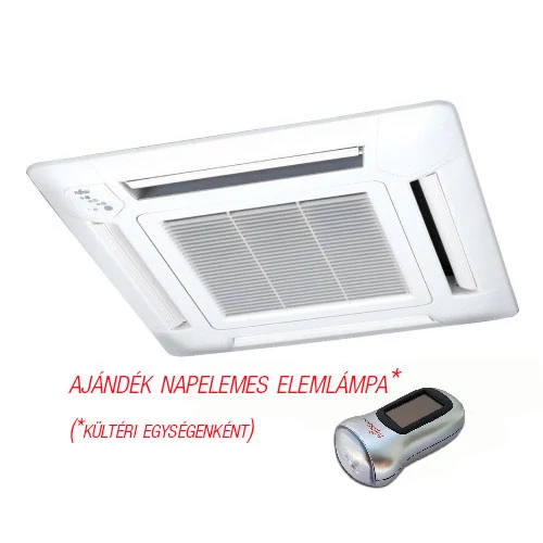 FUJITSU AUYG14LVLB/AOYG14LALL (kültéri+beltéri egység) Kazettás split klíma  4,0 kW, Euro, Invert, R410A
