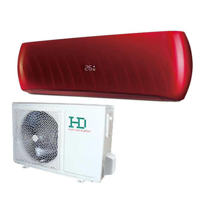 HD DESIGN 2,5 kW HDWI-DSGN-90C-RED / HDOI-DSGN-90C